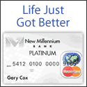 New Millenium Bank Card